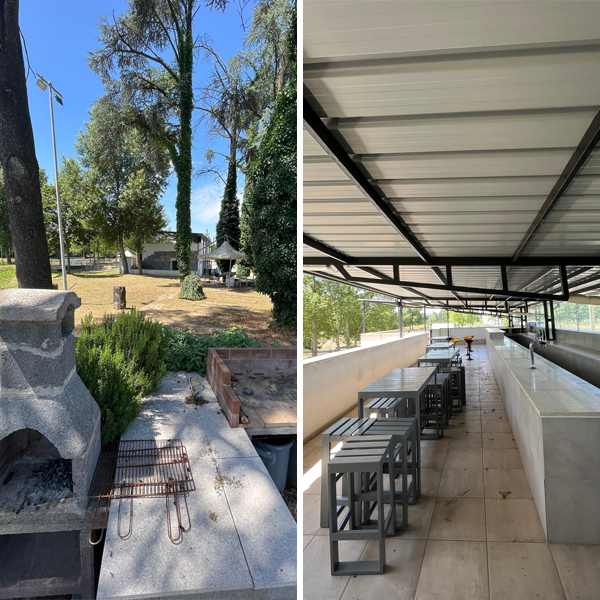 Outdoor services at Novara Ovest Parking Area
