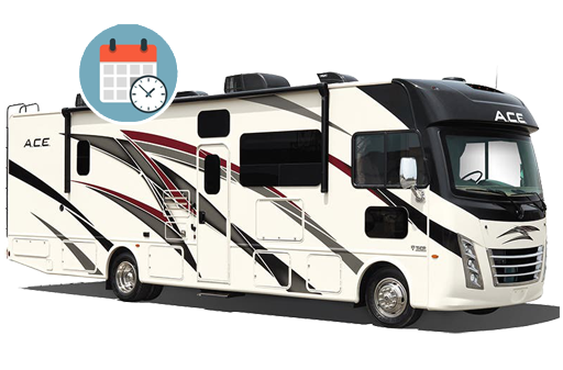 Annual storage motorhome
