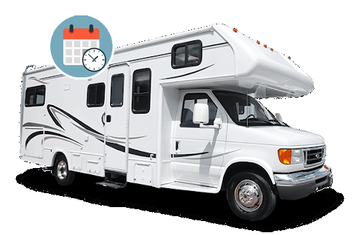 Annual storage camper